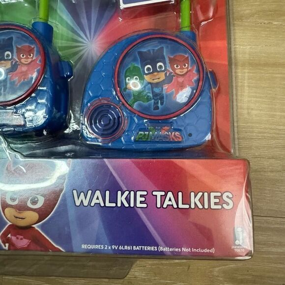 PJ Masks Hero Time Walkie Talkies Set Two Way Radio Catboy Owlette Gekko Cartoon - Picture 2 of 6
